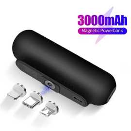 Mini power bank light 3 en 1